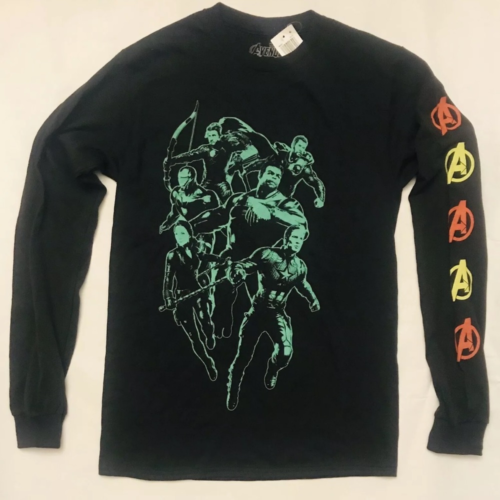 Marvels Comics Avengers End Game Long Sleeve Shirt